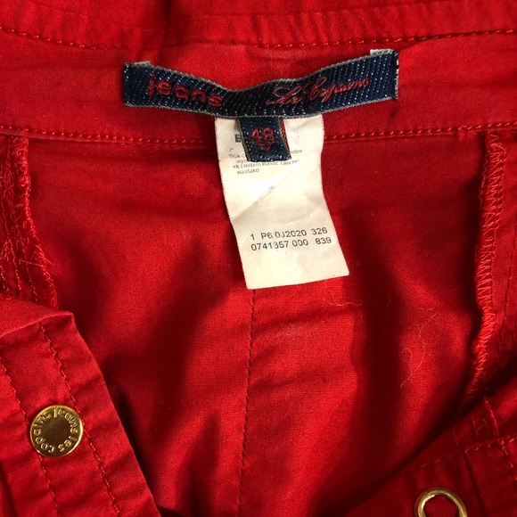 LES COPAINS WOMEN RED TOP - Picture 3 of 4